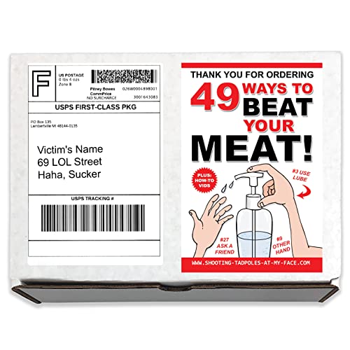 Design Doggie Prank Package 49 Ways to Beat Your Meat Postal Mail Gag gets Sent Directly to Your...