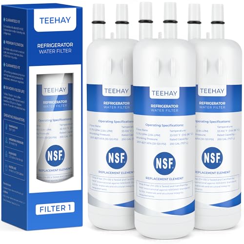 TEEHAY 9081 Water Filter Replacement, Compatible with Whirlpool P5WB2L, P4RFWB, Kenmore P4RFKB2, Kenmore 9930, 46-9930, 9081, 46-9081, 9930P, 469930, 04609930000 (3 Pack)