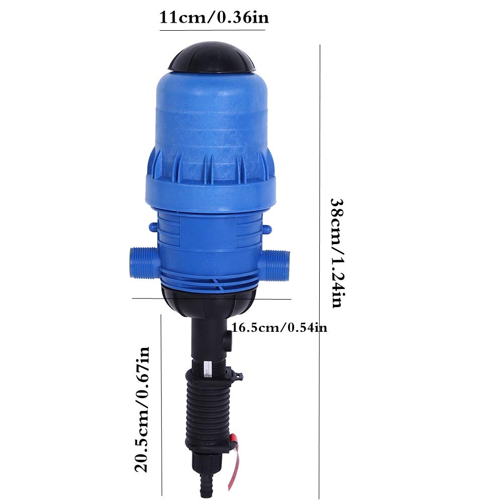 Inyector de fertilizante accionado por agua, bomba dosificadora de caudal alimentada por agua (G1 en 0,4-4%)