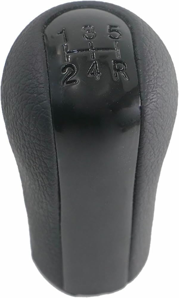 Gznbb 5S Black Car Manual Gear Shift Knob Boot Cover Gaiter Lever Shifter Handle Stick, For Toyota Avensis 1997-2008