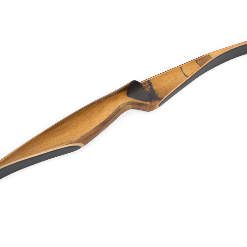 54" Arco ricurvo con frecce 10-35 libbre Longbow Tradizionale Fatto a Mano Caccia con L'Arco per la Pratica del Bersaglio all'aperto Mano Destra