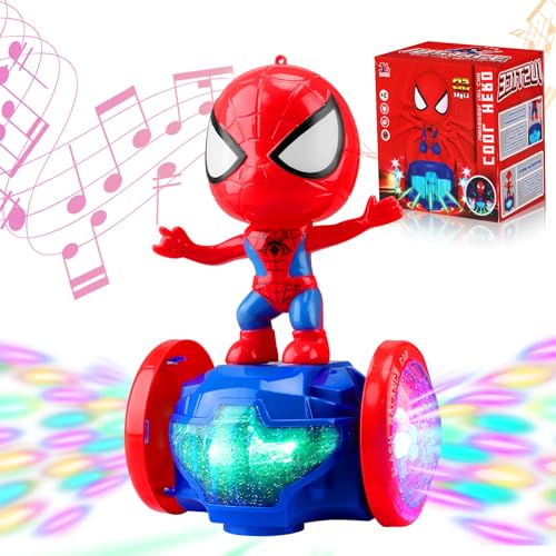 JONEG Robot Spider Toys for Boys 4-6 Years Old, Dancing Toys for Toddlers 3-5, Dancing Robot, Robot Toys for Kids 3-5, Toy Cars for Toddlers 3-5, Boys Toys, Gift Toy for 3 4 5 6 7 8 Years Old Boys