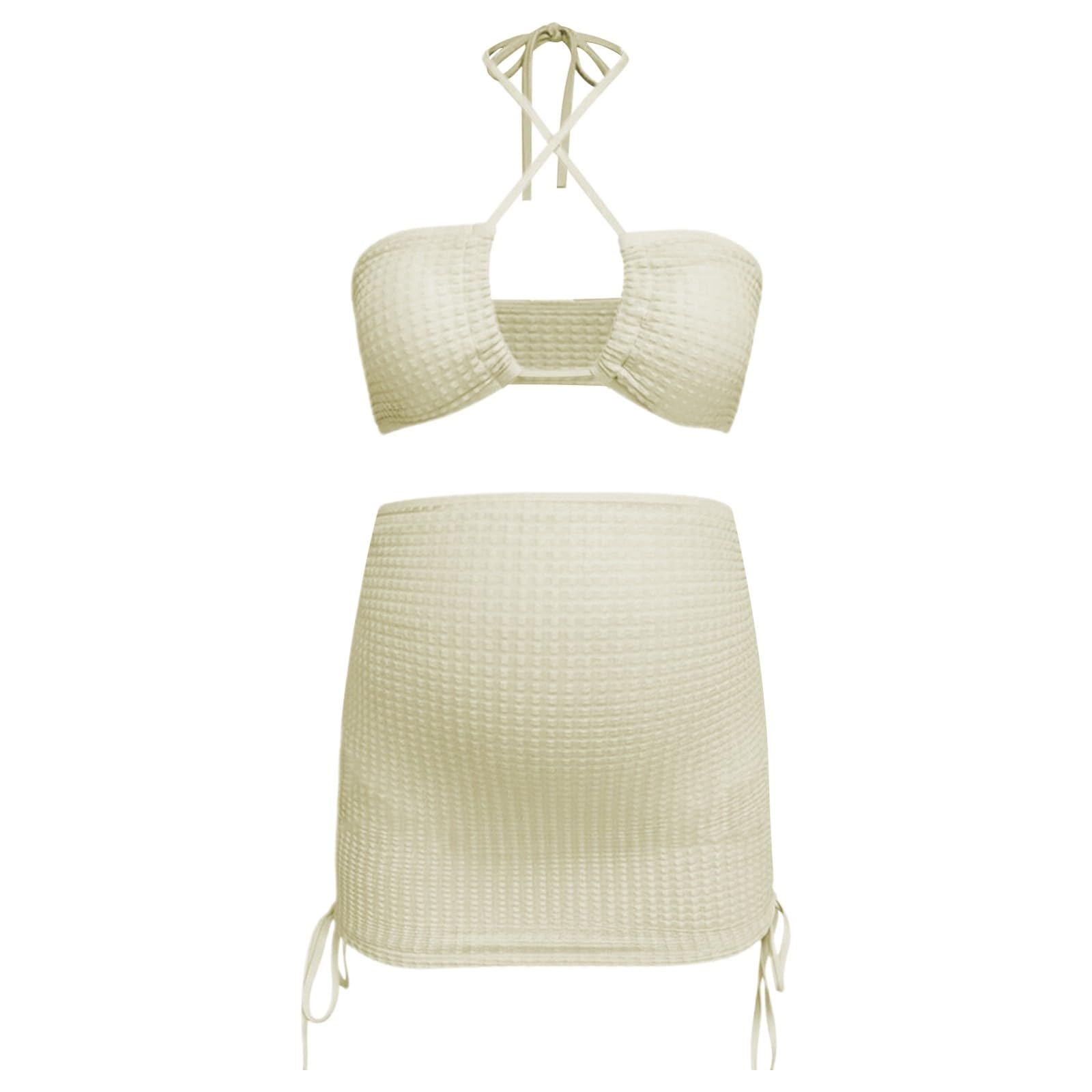 Bikini de dos piezas para embarazo, tallas grandes, traje de baño de verano, cintura alta, elegante, traje de baño para embarazadas, bikini de maternidad push up, traje de baño de maternidad
