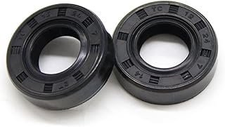 Seal Washer 2 Pcs NBR Nitrile Rubber Shaft Oil Seal TC-12 * 19/20/21/22/23/24/25/26/28/30/32/35 * 5/6/7/8/10 Nitrile Double Lip Oil Seal Gasket Lip (Size : 12x28x7mm)