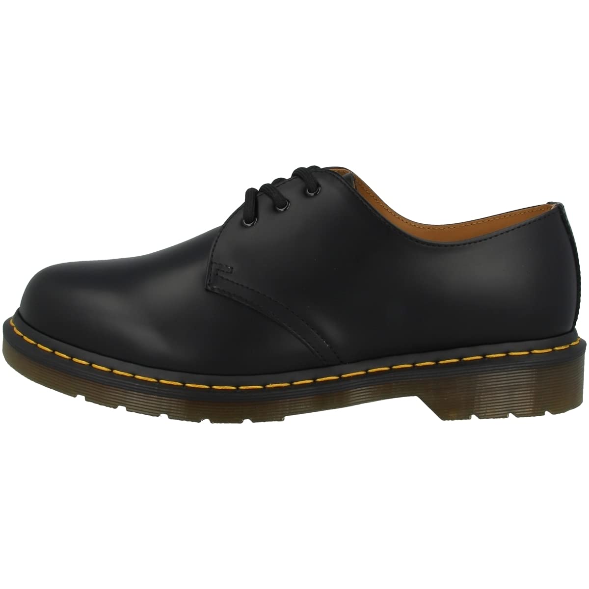 Dr. Martens Men's 1461 3 Eye Gibson Lace Up Oxfords, Black, 12 M UK