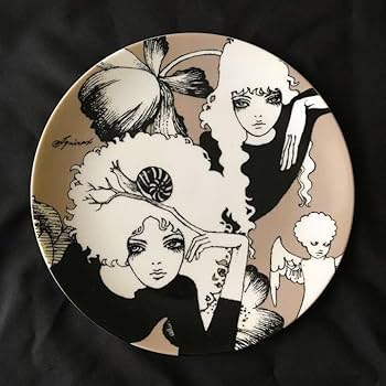 Amazon.co.jp: 宇野亜喜良 絵皿 2種カップ＆ソーサー 2種 全4種