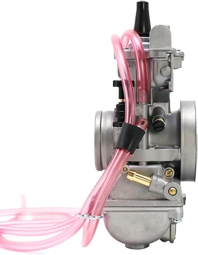 Miniatura 5 de Universal Racing PWK 38S - Carburador de ventilación cuádruple Air-Striker Carburador de cuerpo corto, 2 tiempos, carburador de cuerpo corto para