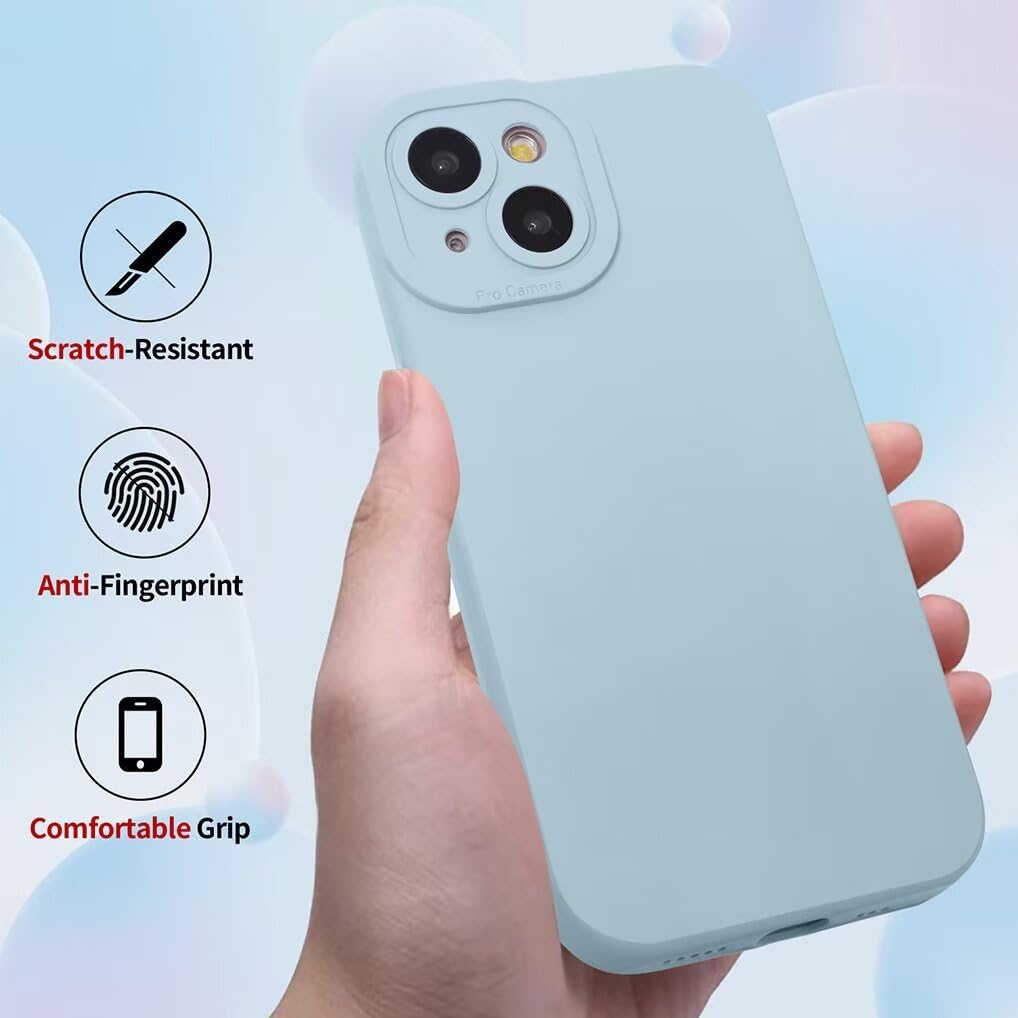 SEAHAI Hülle Für Xiaomi Poco X7 Pro 5G – Ultra Dünne Silikonhülle, Matt Weiß, Mit Kameraschutz