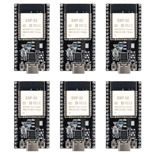 6-Pack ESP32 Development Board with Type-C Output