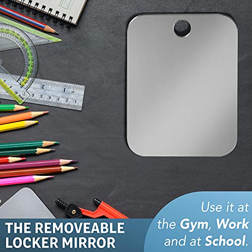 Espejo compacto rectangular para oficina o gimnasio miniatura 6