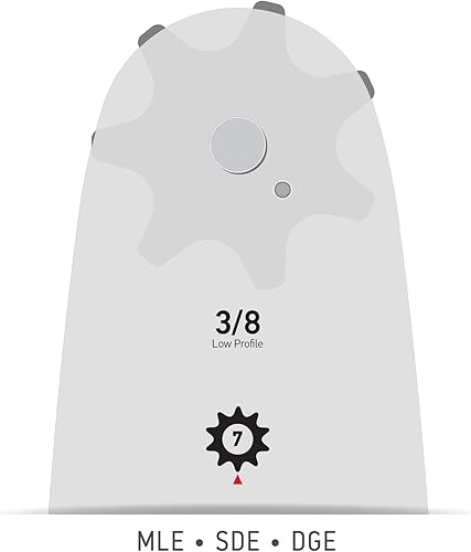 Miniatura 8 de Oregon 105667 cadena de repuesto de 14 pulgadas para barra de motosierra y combo de cadena para Stihl