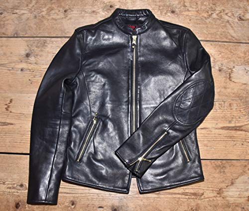 Amazon | [ユニオン] ジャップ JAP ラムレザースタンドカラー