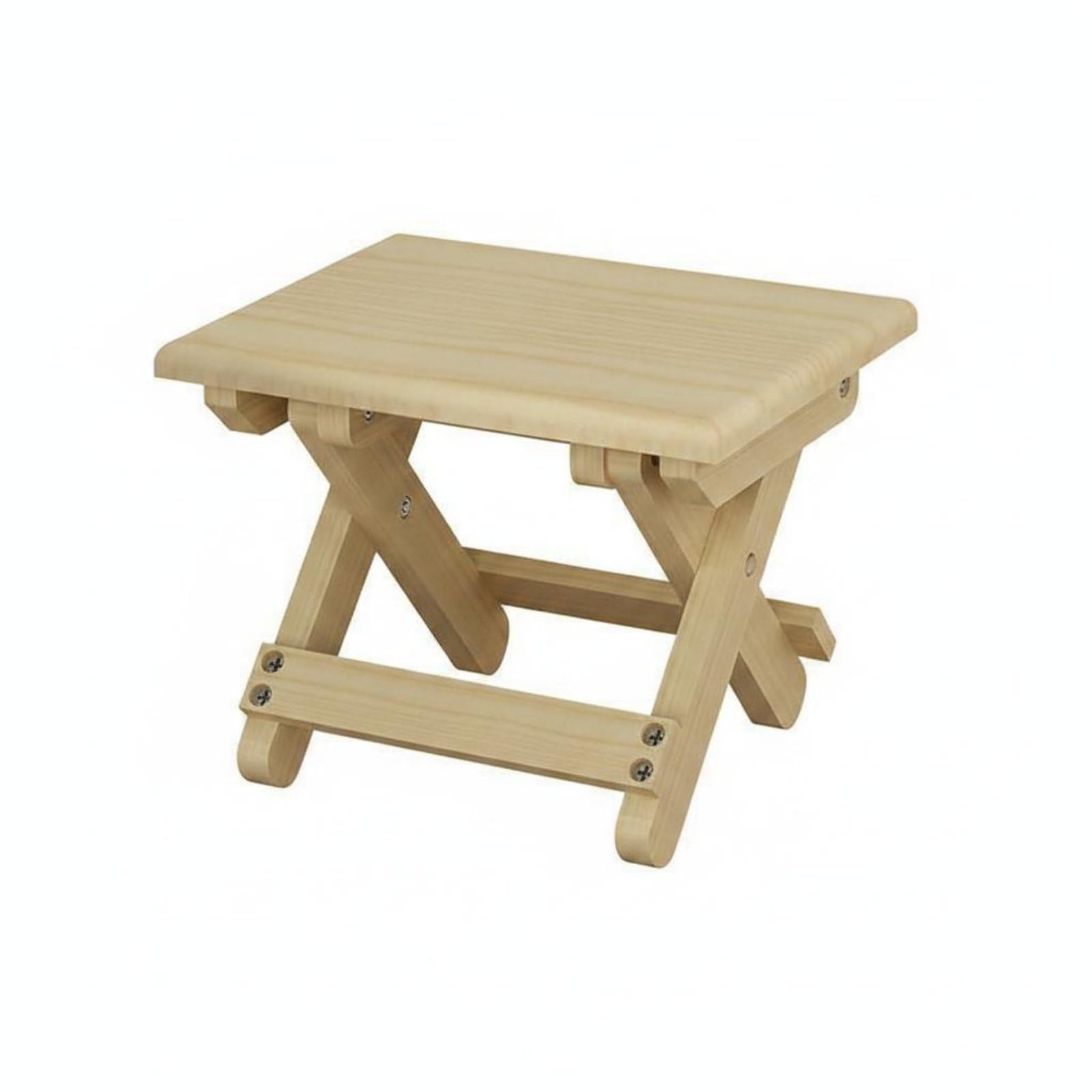 Enakshi® Folding Wooden Stool Space-Saving Portable Wood Stool Lightweight Small Folding Chair for Picnic, Sketching, Natural, S|Home & Garden | Kids & Teens at Home | Furniture | Stools-image-36