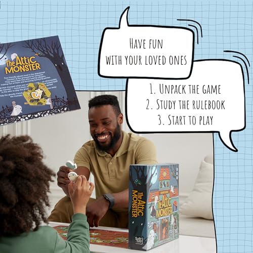 The Attic Monster Juego de Mesa Cooperativo Familiar miniatura 5