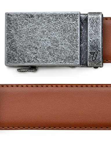 Image of Mission Belt Men's Leather Ratchet Belt, 40mm Metal Collection