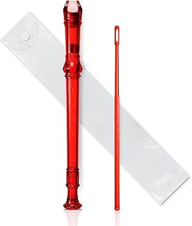 soprano recorder instrument Multicolor 8 Holes Long Flute Instrument For Musical Saxophone Plastic Recorder Popular (Color : 01)