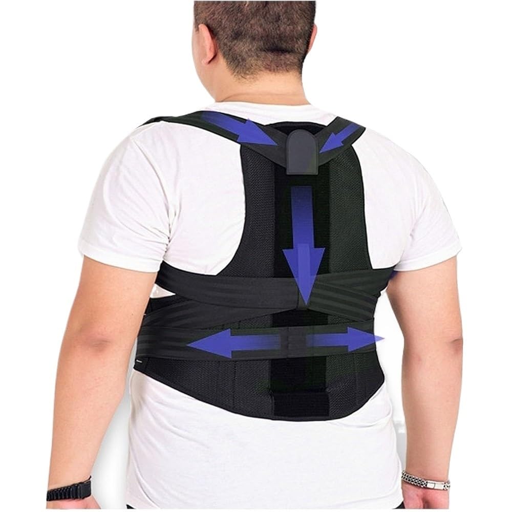 Taglie Forti 4XL 5XL Correttore Posturale Completamente Regolabile Tutore Schiena Uomo Donna Raddrizza Spalle Cintura Di Supporto Lombare Studenti Adolescenti Scoliosi