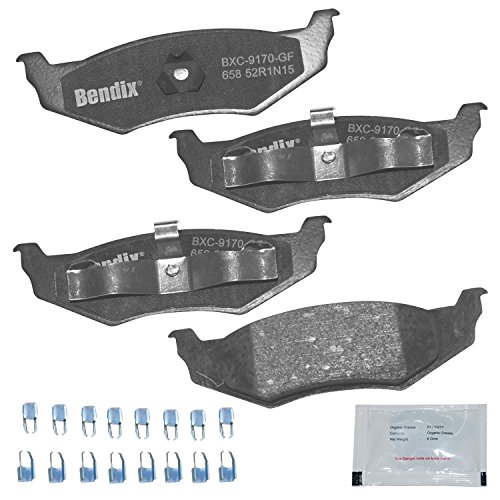 Image of Bendix Priority1 CFC658 Ceramic Rear Brake Pads for Select Models Chrysler 300M, Concorde, Intrepid, LHS, New Yorker, PT Cruiser, Sebring, Dodge Neon, Eagle Vision
