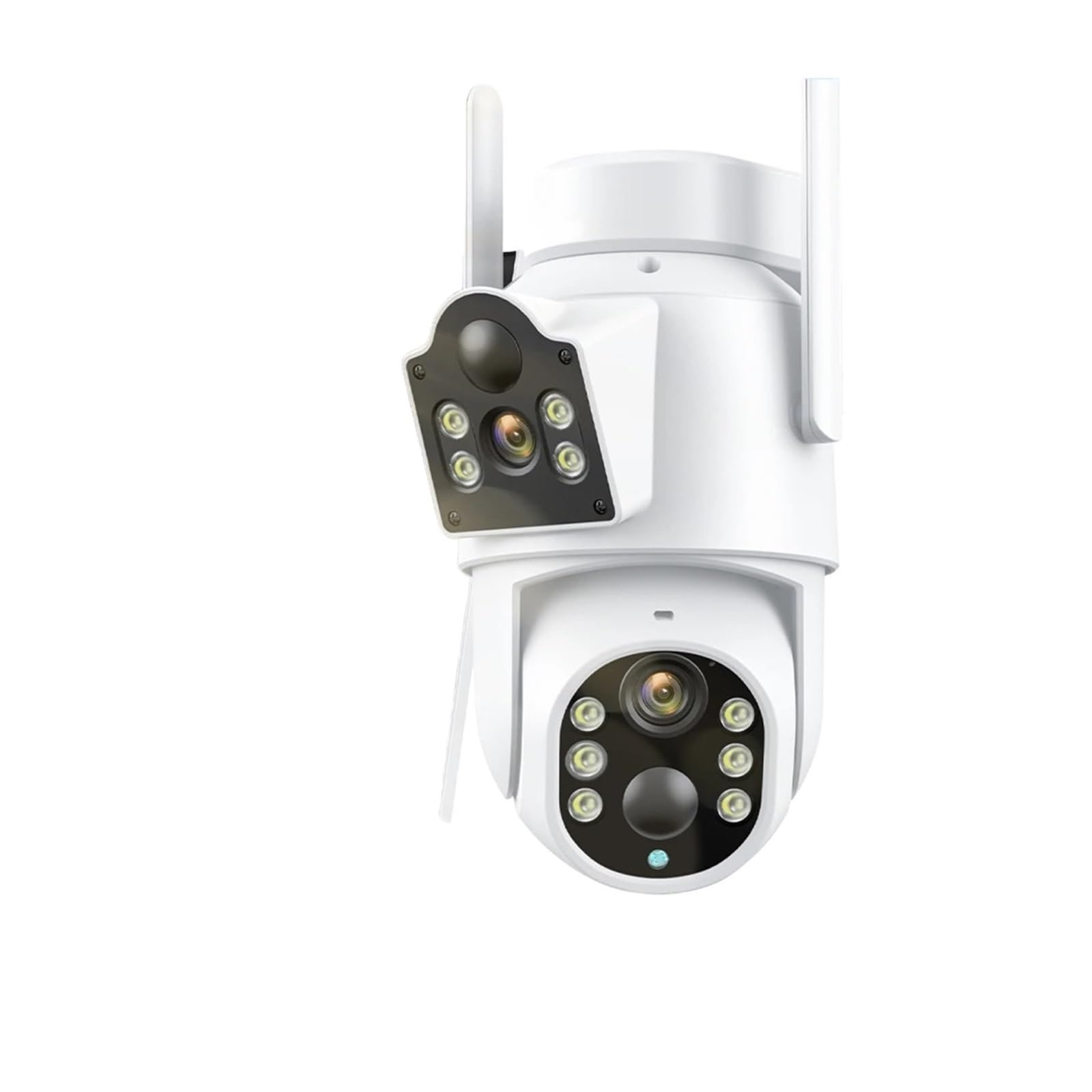 Oshpmbdlyfj 5Mp Add 128G Card 8Mp 4K Solar Camera Wifi Outdoor Dual Lens Dual Screens Surveillance Camera Pir Human Detection 365 Days Standby Security Camera(5Mp Add 128G Card)