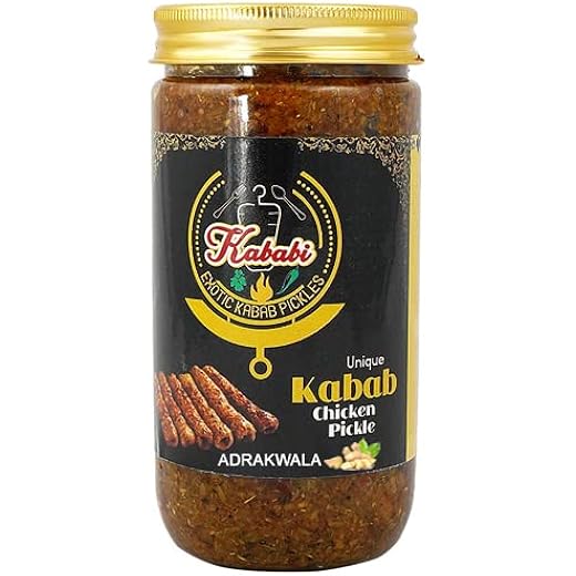 Kababis Adrakwala Chicken Seekh Kabab Pickle400 GM Unique