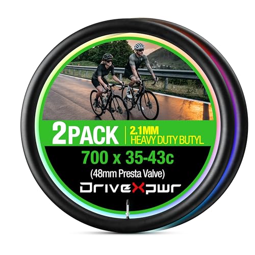 Chambre à air 700x25 en caoutchouc butyle épais 2mm pour vélo de route