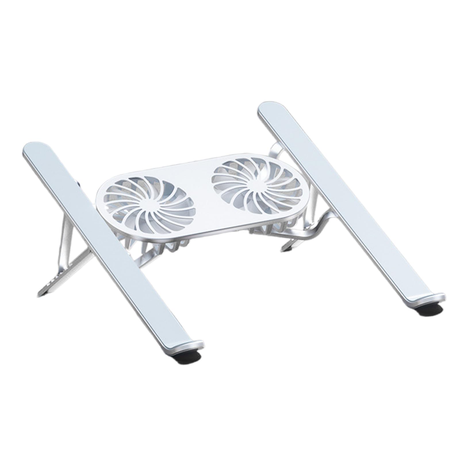 Supporto per computer portatile regolabile in alluminio con ventola di raffreddamento per notebook da 13-21 pollici raffreddamento efficace dissipazione del calore