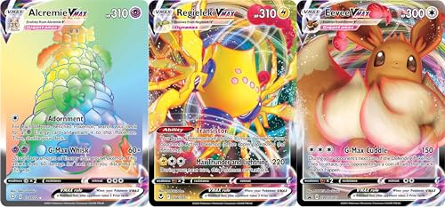 3 Pokémon Card Vmax Bundle - 1 Secret Rare Card - No Duplicates - Vmax Booster Pack