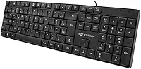 Teclado C3Tech USB Multimidia KB-M11BK PRETO, Teclas baixas slim, Layout padrão português brasileiro ABNT2, Sistema anti-respingo