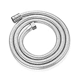 SHSHANLC シャワーホース 1.5m 交換用 シャワーヘッド ホース付き ステンレス製 メタルシャワー 高水圧対応 防爆加密 漏れ防止 耐久性 浴室水栓用 取付簡単 どんな蛇口にもつけられる