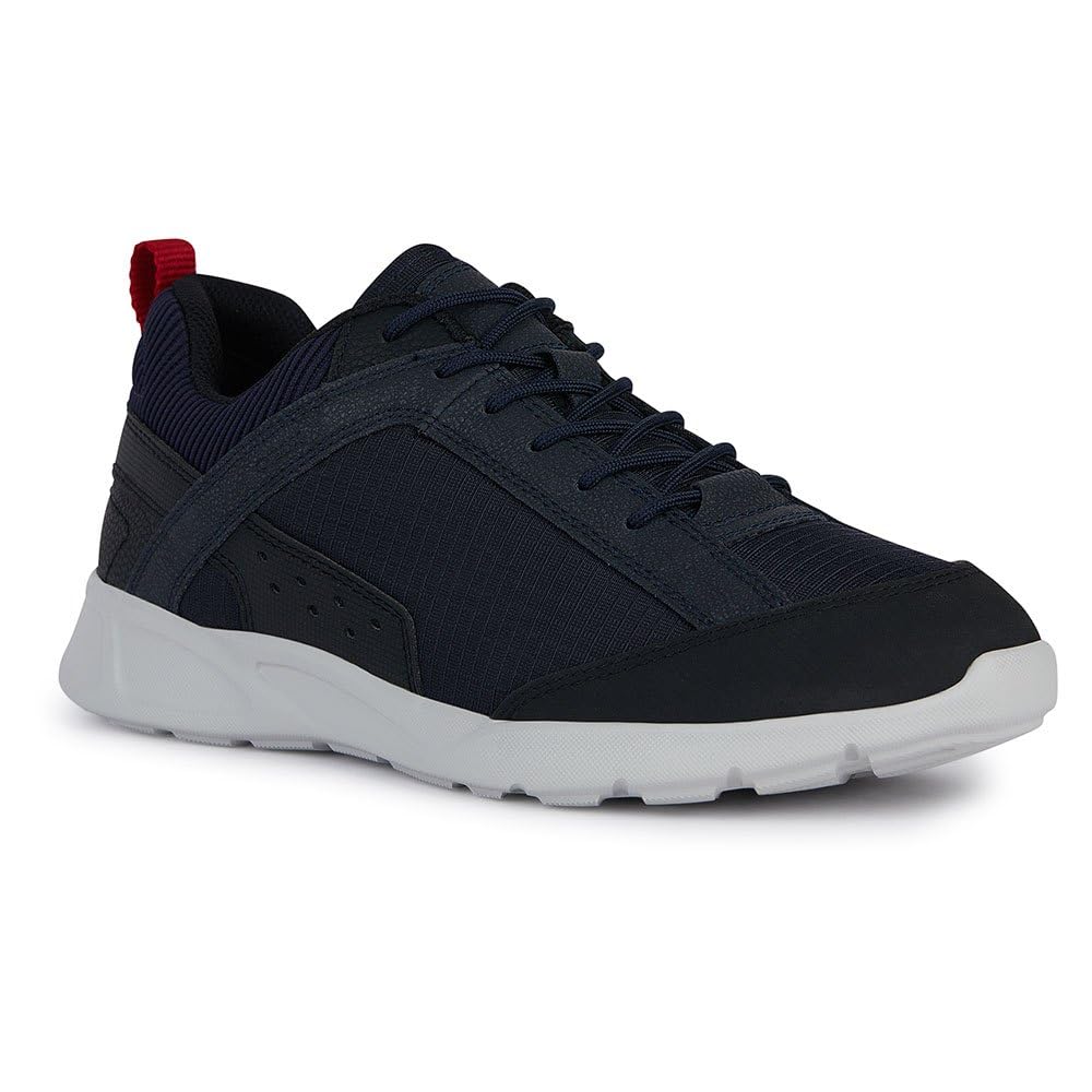 Geox Men's U Sanzio C Trainers, Navy Black, 9 UK