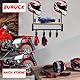 Gemsaya Helmhalterung Wand für 2 Motorradhelm, Helm Huthalterung Wand, Multifunktional Motorradhelmhalter Plattenständer Display Organizer mit 4 Aufhängeclip für Motorrad Kleidung Handschuhe