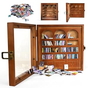 Anxiety Bookshelf – 185 Mini Books for Stress Relief and Fun Décor – Perfect Decorative Miniature Library for Book Lovers, Ideal for Home Decor, Office Décor, and Thoughtful Gift Giving