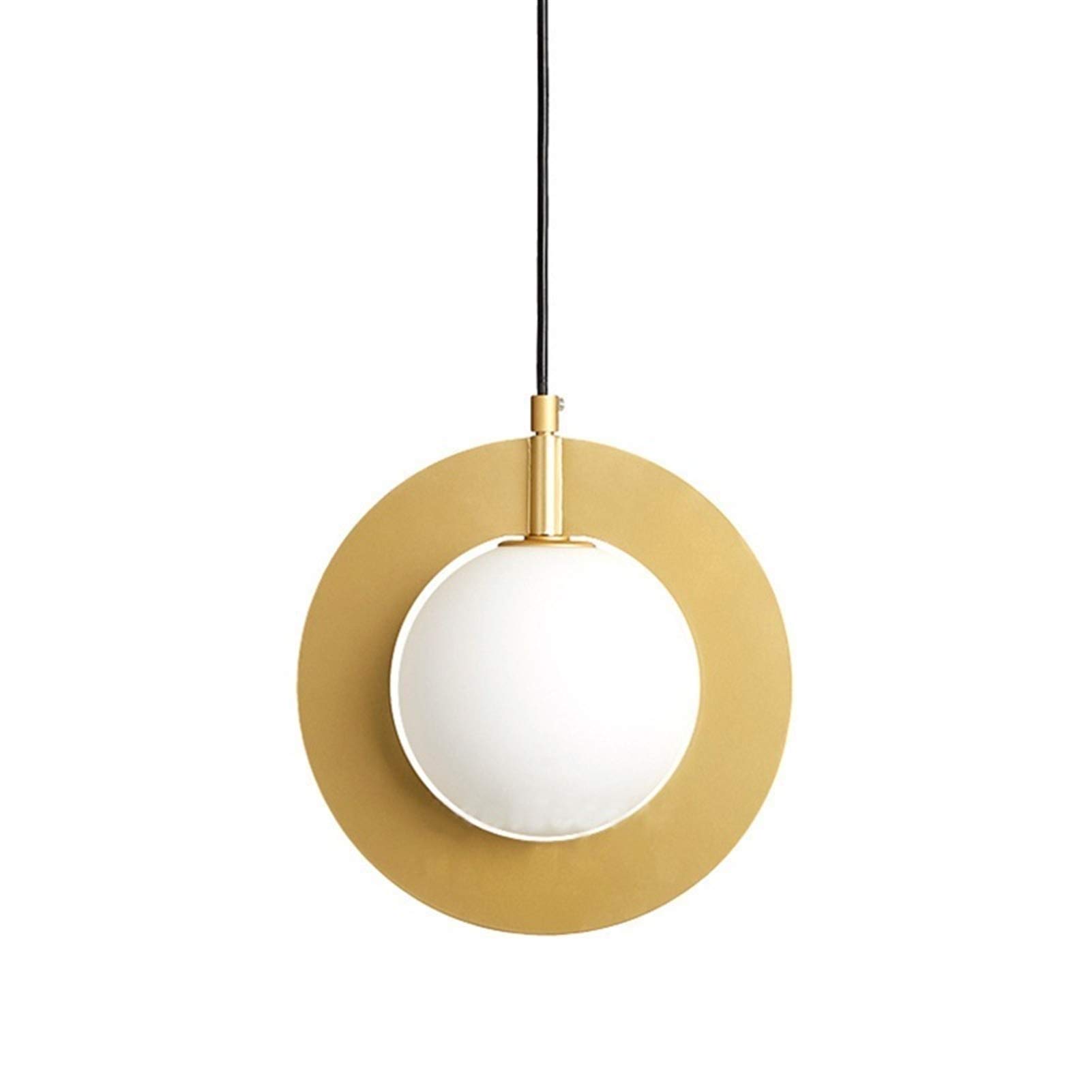 Chandelier modèles géométriques suspendus avec finition dorée de prestige - 6