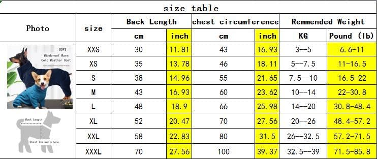 Miniatura 7 de DDFS Abrigo de invierno para perro grande, resistente al viento, cálido, ropa para clima frío, ropa cómoda y suave de forro polar, pijama, abrigo de