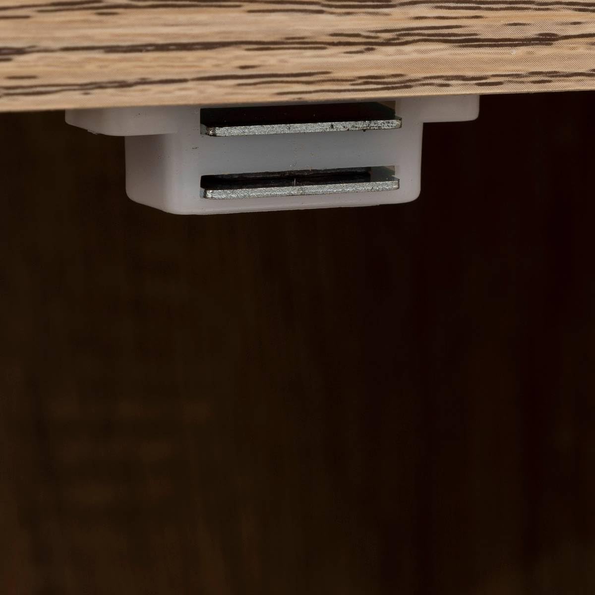 5five - Estantería Mix'n Modul de 6 compartimentos - Efecto madera natural - 6 puertas - Almacenamiento práctico y práctico - Salón, oficina, dormitorio