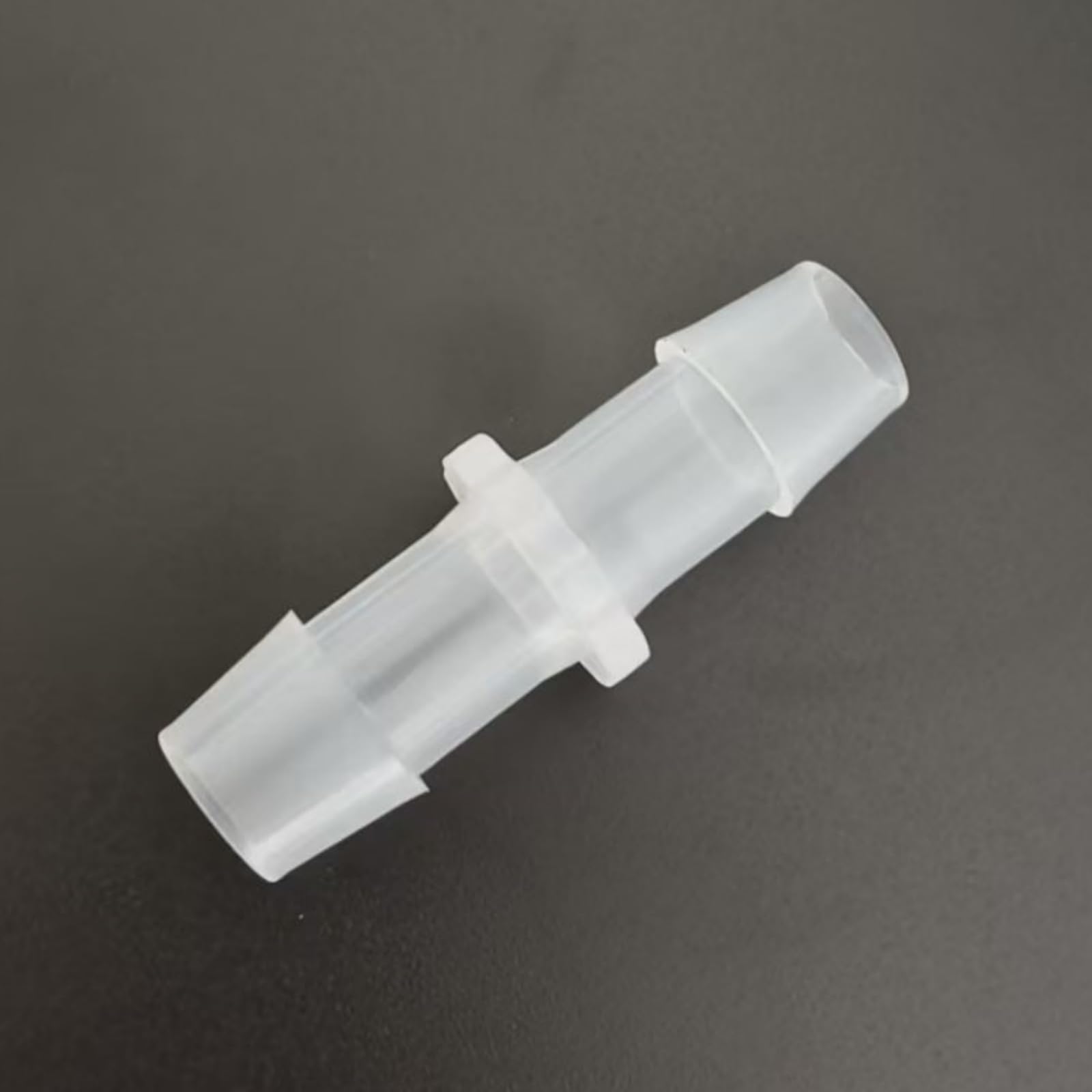 Conectores de púas de plástico reutilizables transparentes, paquete de 50, iguales rectos para laboratorio, maquinaria de alimentos, aplicaciones bioquímicas (4,8 mm, 3/16 pulgadas)
