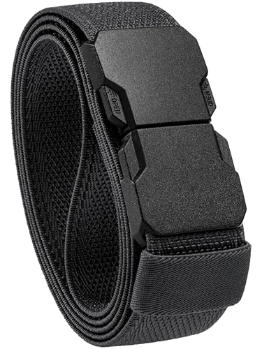 MILORDE Stretch Versatile Belt, Causal Dress Outdoor Activities,1.4