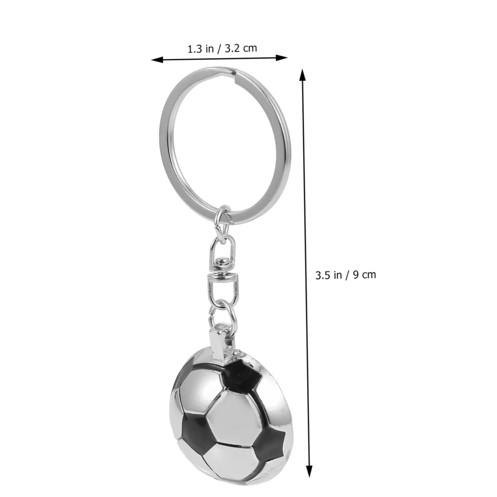 LIFKOME portachiavi borse taschen football portachaivi addobbi ciondolo chiave dell'auto ciondoli chiave di calcio regali per auto sacchettini bomboniere catena chiave