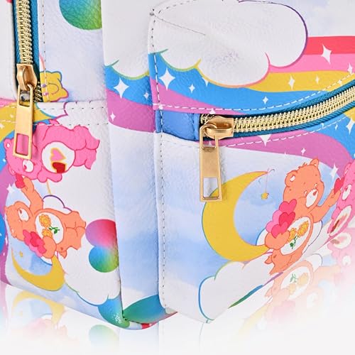 Fast Forward Care Bear Backpack for Women, Men, Unisex | Cute PU Leather 10"" Care Bear Mini Backpack Purse Shoulder Purse | Care Bear Bag and Care Bear Accessories, C2PM38FN - Image 4