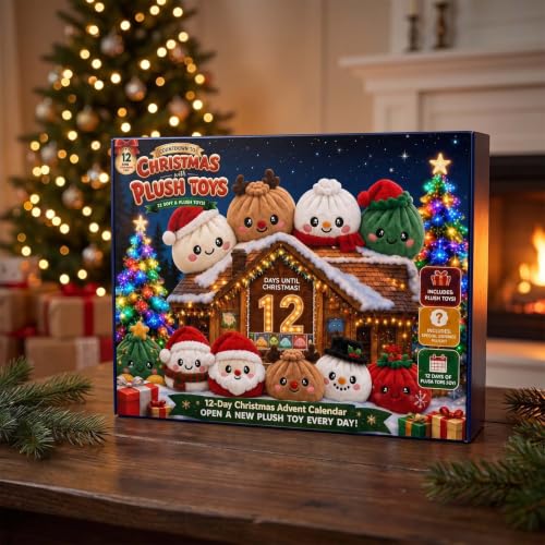 12 Days Plush Dumpling Advent Calendar 2026, Countdown for Adults - image 6