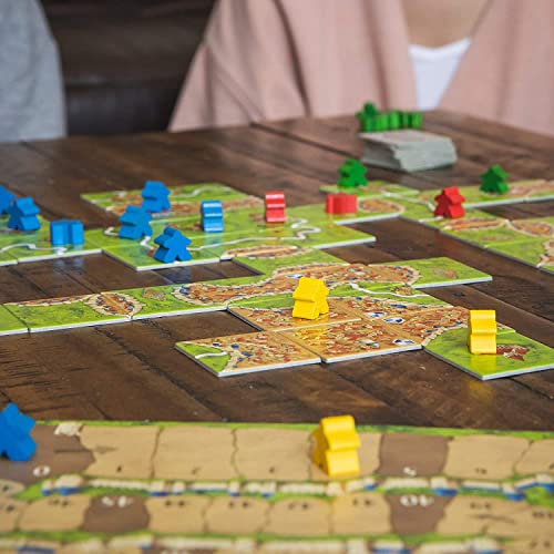 Image of Tickles Carcassonne Board Game Standard for Adult, Family Game, Party Game (Age: 7+ ; Players: 5)