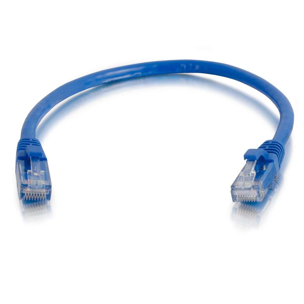 C2G/Cables to Go 22012 Cat5e Snagless Unshielded (UTP) Network Patch Cable, Blue (15 Feet)