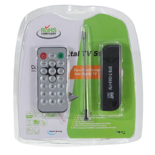 USB2.0 Digital DVB-T HDTV TV Tuner Recorder Receiver Stick RTL-SDR+DAB+FM R820T