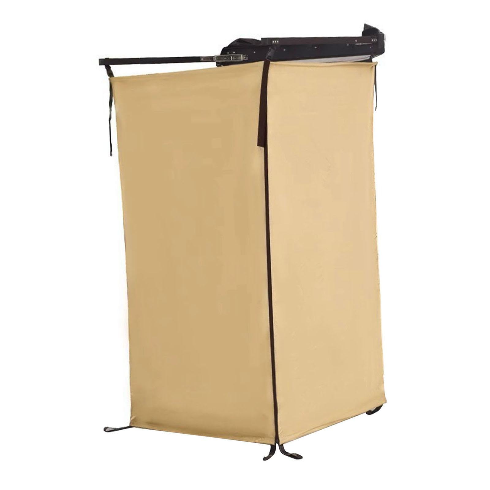Amagogo Tente de Douche Latérale Polyvalente Camping-Car/Camping, Vestiaire, Abri d'Intimité en Tissu Oxford Portable Extérieur pour Véhicule, Cabine de Toilette pour Remorque/Automobile