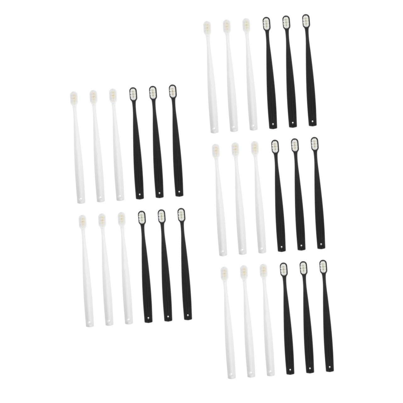 FRCOLOR Cepillos De Dientes Para Mujeres Embarazadas Y Accesorios De Limpieza Diseño Ergonómico Y Cerdas Segmentadas Para Uso Diario Y Para Encías Sensibles Y 6 Piezas X 5