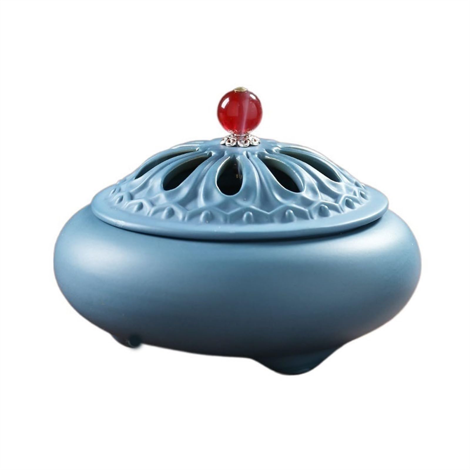 Incense Holder Aromatherapy Incense Burner Home Indoor Ceramic Small Plate Holder for Meditation, Improve Feng Shui Teahouse