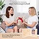 Kaempe Patentante Fragen Holzbuch mit Einband und Siegel, das Dich Einlädt, Willst du Meine Patentante Sein, ein Hochwertiges Geschenk für Patentante, Eine Emotionale Überraschung mit Tiefgang