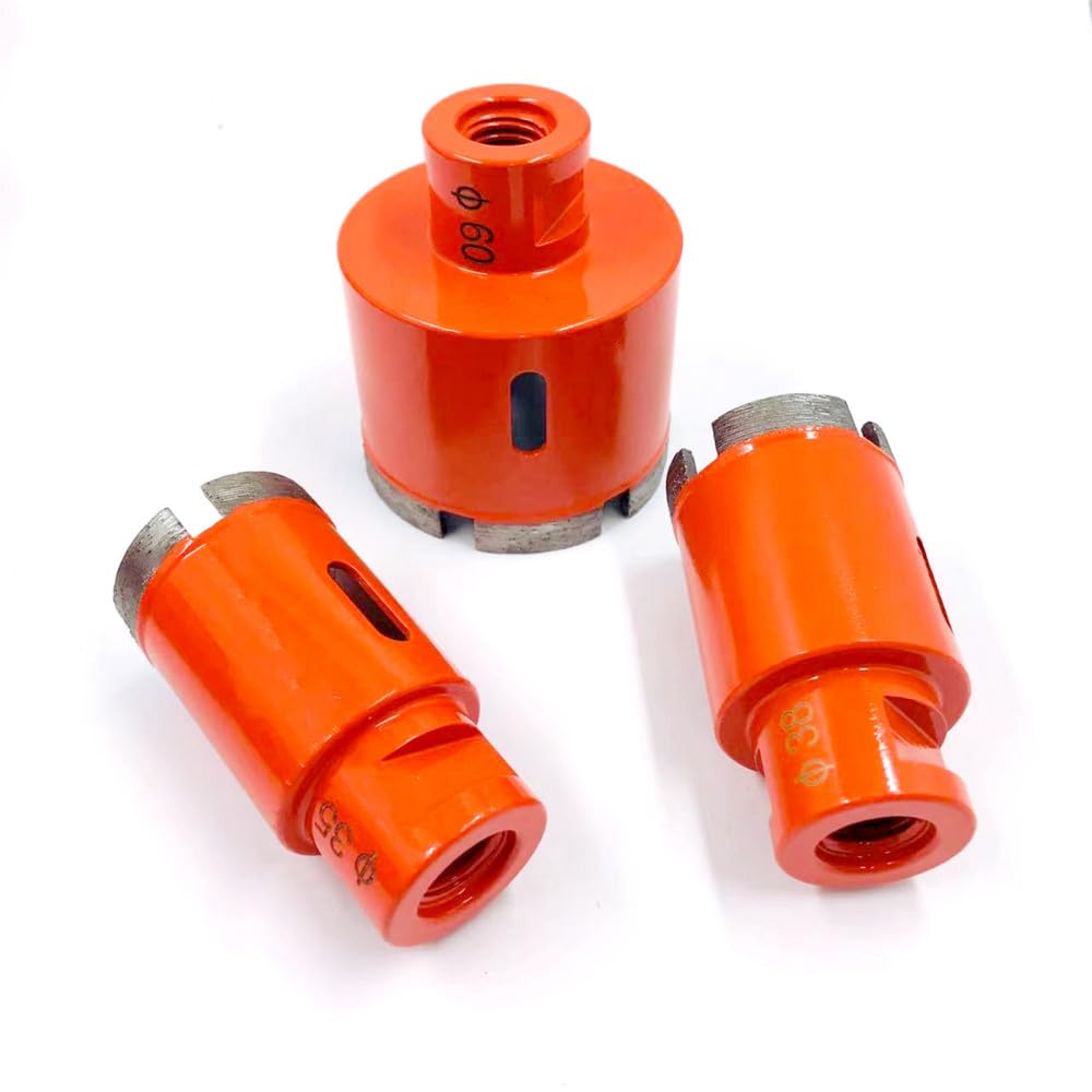 1PC M14 Marmo Opener Sinterizzazione Punta diamantata Sega a tazza Punta da trapano per granito Mattoni Piastrelle Ceramica Calcestruzzo Pietra Strumenti di perforazione, 4PCS 6,10,16,18