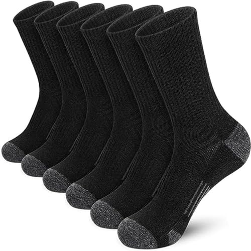 Chaussettes de basket-ball anti-humidité VvieeR lot de 3 noires