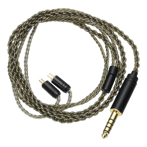 Câble d'écouteurs IEM pour Ananda Arya cordon HiFi 1.2M nomade en fil de remplacement Gris Vert